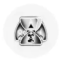 RISK BOARDGAME CARD WITH THE THREE FIGURES, DICES AND THE SKULL OF A T REX PIECE ON SHOULDER tattoo design idea