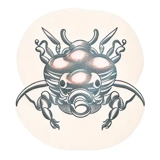 rubber hose scorpion tattoo design idea