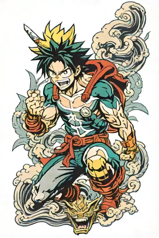my hero academia tattoo design idea
