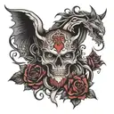 sin of pride  tattoo design idea