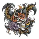sin of pride  tattoo design idea
