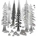 Redwood Forrest tattoo design idea