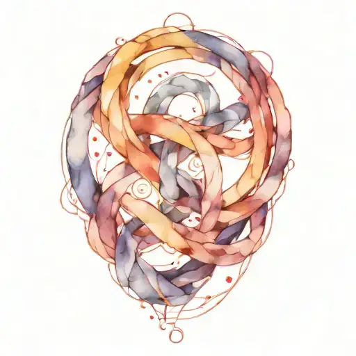 The karmic knot  tattoo design idea