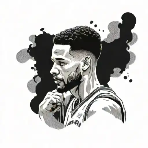 Klay Thompson and steph curry coat tattoo design idea