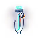 gas pump, high octane, flames, vintage tattoo design idea