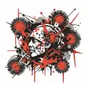 stoic virtues tattoo design idea