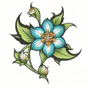 cousin flower tattoo design tattoo design idea
