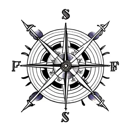 pirate ship wheel tattoo designs