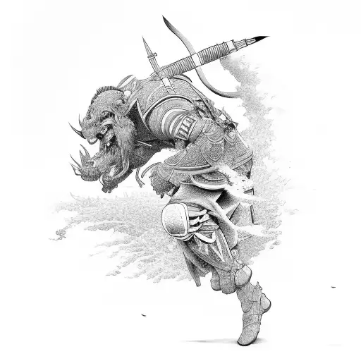 ronin tattoo design idea