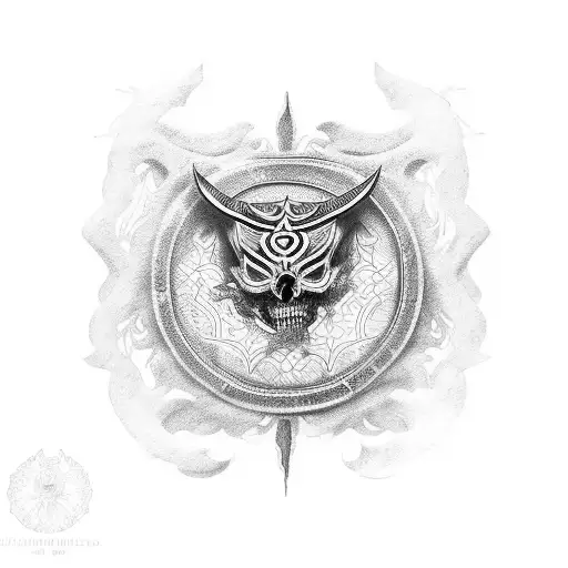 Espada rota del señor de los anillos tattoo design idea