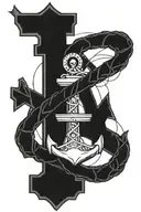 dutch navy anchor tattoo design idea