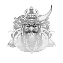 ravana tattoo design idea