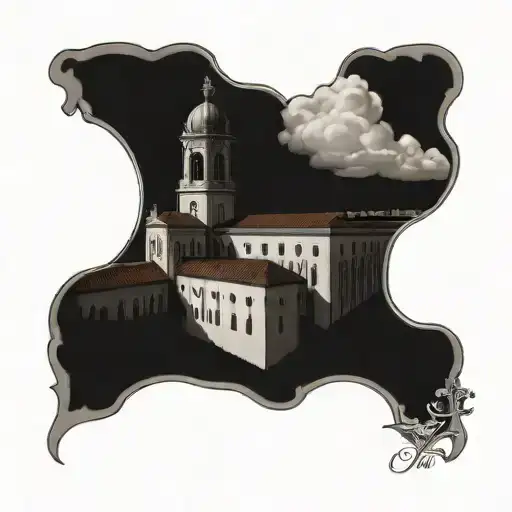 Alcobaca Monastery Portugal tattoo design idea