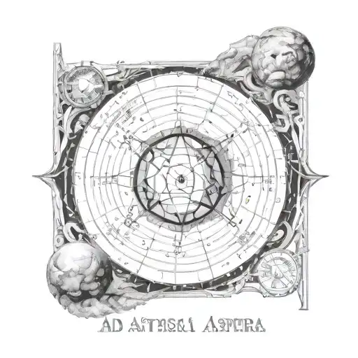 ad astra per aspera tattoo design idea
