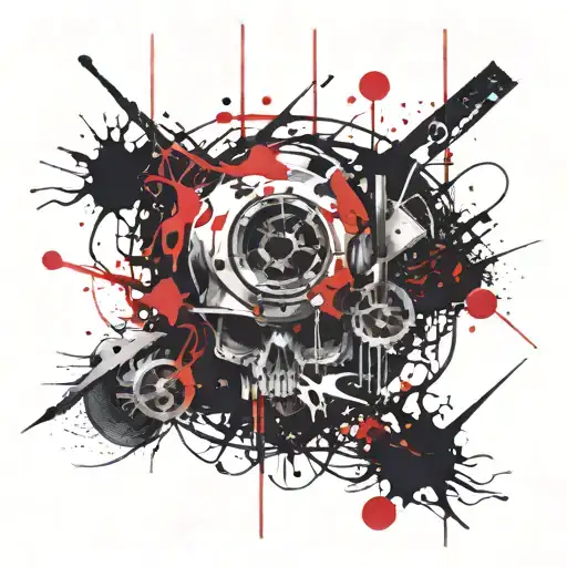 pain tattoo design idea