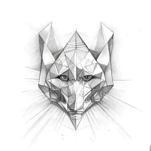 R with 1999 and 5 Triangles tattoo design idea