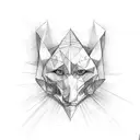 R with 1999 and 5 Triangles tattoo design idea