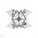 R with 1999 and 5 Triangles tattoo design idea