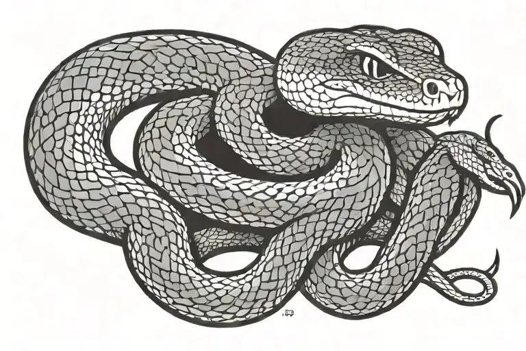snake wrapping around bicep tattoo tattoo design idea