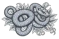 snake wrapping around bicep tattoo tattoo design idea