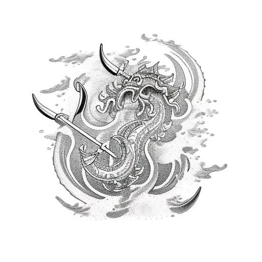 Thai Dragon Tattoo Design