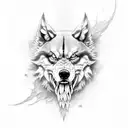 lobo tattoo design idea