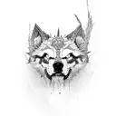 lobo tattoo design idea