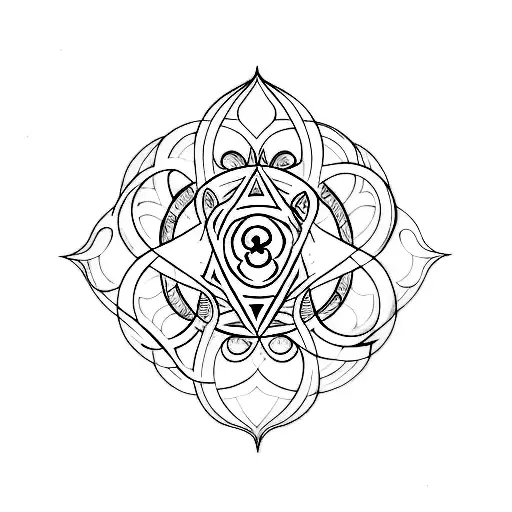 chakras tattoo design idea
