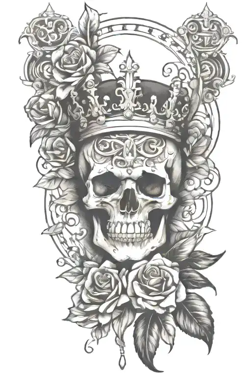 Royalty Loyalty in my DNA  tattoo design idea
