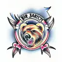 Bear tattoo design idea