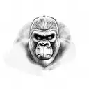 King Kong scar tattoo design idea