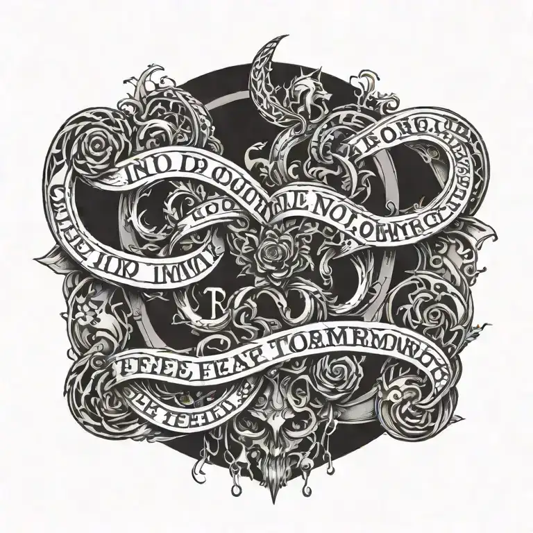 I do not and will not fear tomorrow because I feel as though today has been enough   tattoo design idea