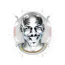 pixel Michael jordan tattoo design idea