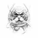 disturbed tattoo design idea