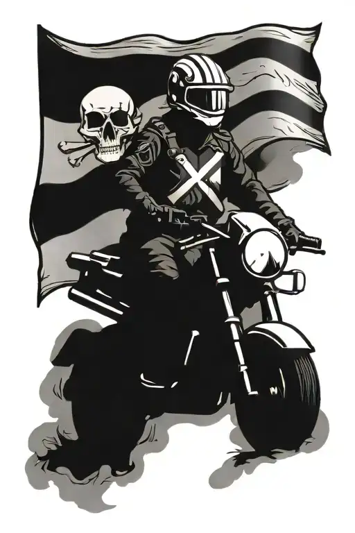 royal signals white helmets motorcycle display team logo, Bolton wanderers logo, St. George's cross, USA flag, poppies tattoo design idea