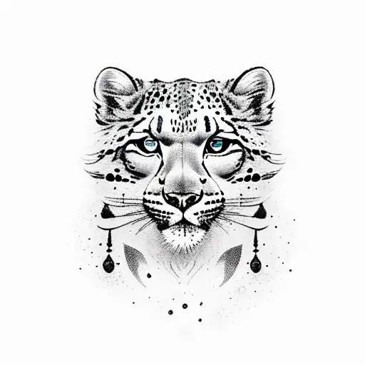 Kacey Meg — Forgot to share this snow leopard tattoo design I...