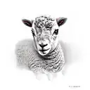 lamb tattoo design idea