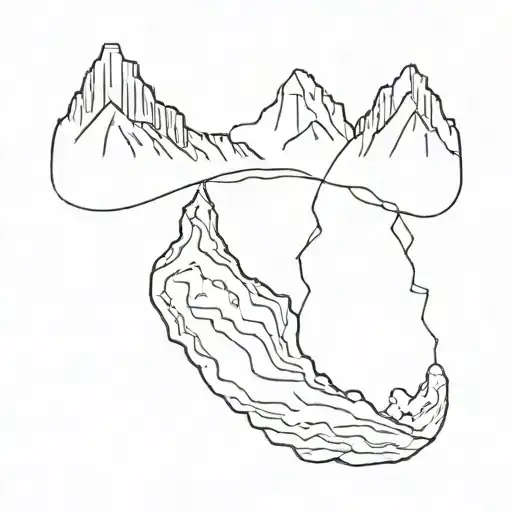 geology rocks, but geography is where it's at. tattoo design idea