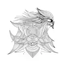 icarus tattoo design idea