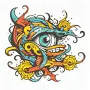 Anxiety tattoo design idea