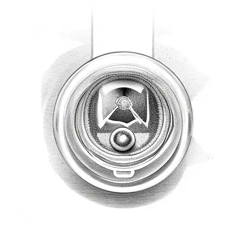 pill capsule made of broken glass tattoo design idea