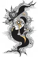 Abstract tattoo design idea