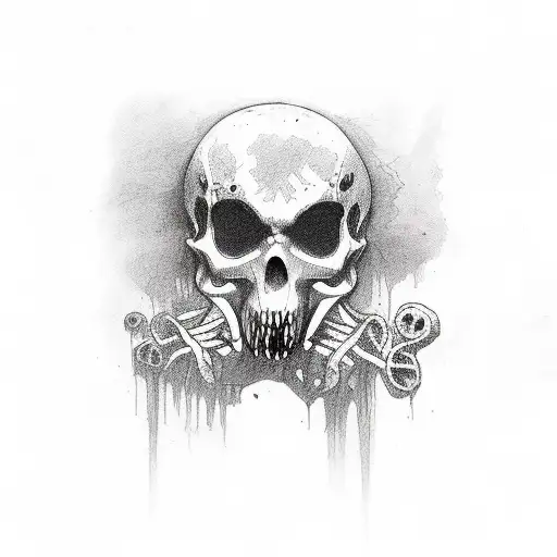 walking dead comics tattoo design idea