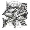 Barracuda tattoo design idea