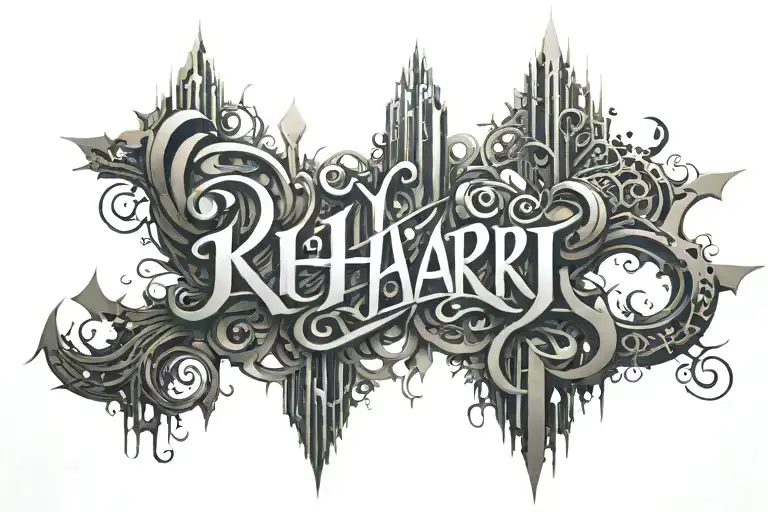 khari names in art tattoo design idea