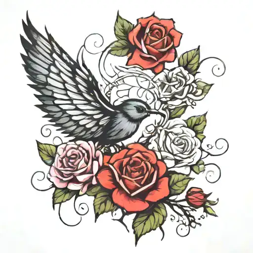 a court of thorns and roses tattoo design idea