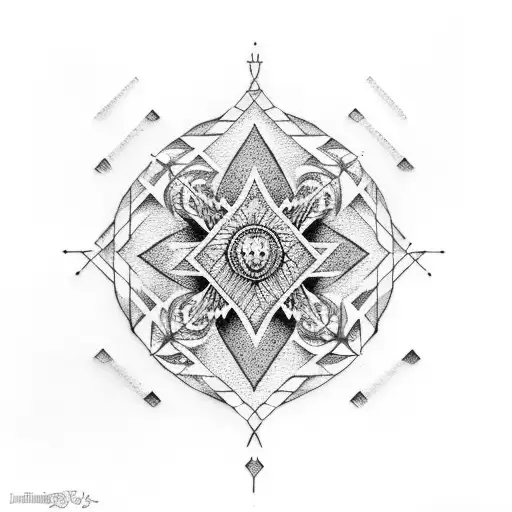 dominican rosary tattoo design idea