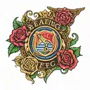 reading fc badge  tattoo design idea