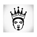 King's Crown with MJ tattoo design idea