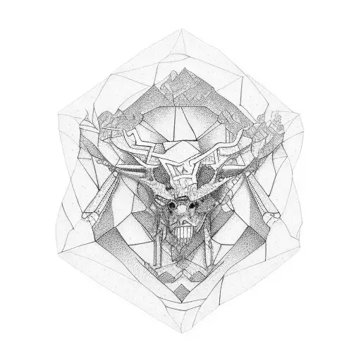 the individual's persistent struggle against the essential absurdity of life tattoo design idea